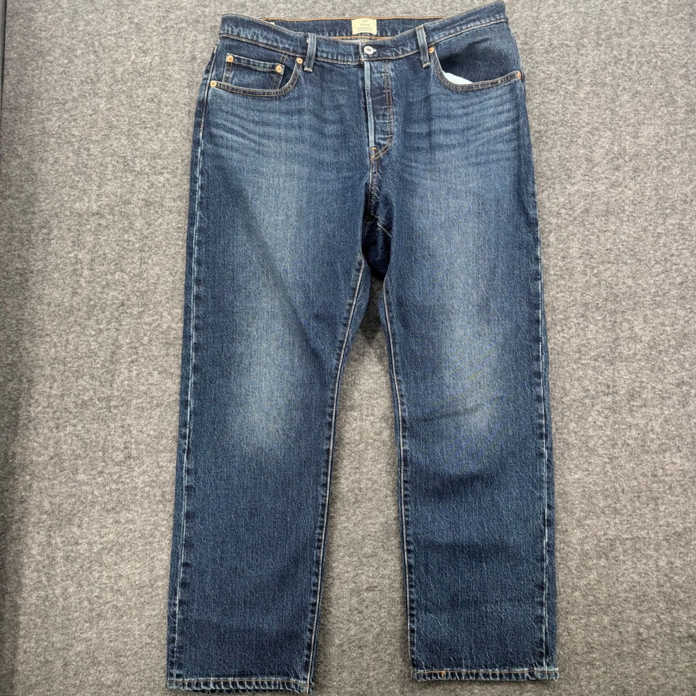 Levis Premium 501 Curve Jeans Medium Indigo Straight Leg Button Fly W34 501 C